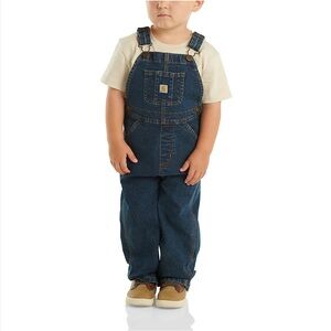 CARHARTT KIDS' WASHED DENIM BIB OVERALL (INFANT/TODDLER)